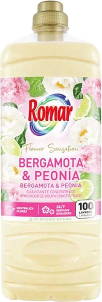 Изображение товара Кондиционер для белья Romar Flower Sensation Бергамот и пион (2л)