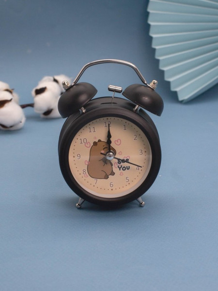 Изображение товара Настольные часы ILikeGift Capybara, see you / 100P-635-01 (черный)