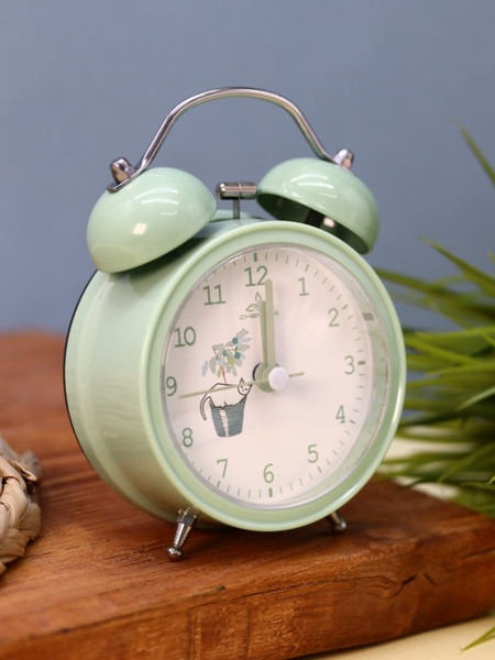 Изображение товара Настольные часы ILikeGift Image of cats / C005-03 (зеленый)