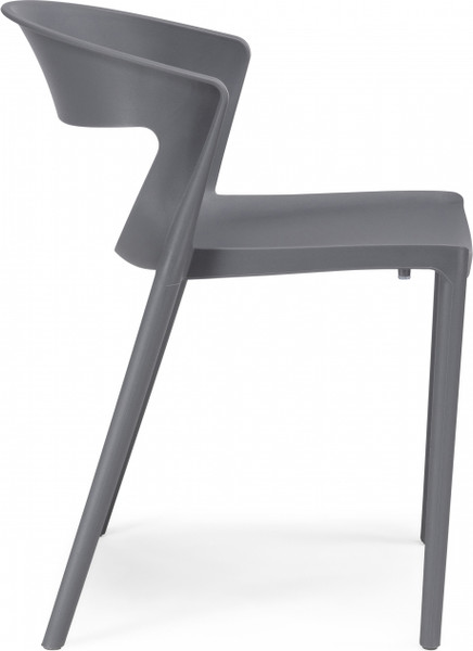 Изображение товара Стул пластиковый Woodville Градно / 589898 (серый)