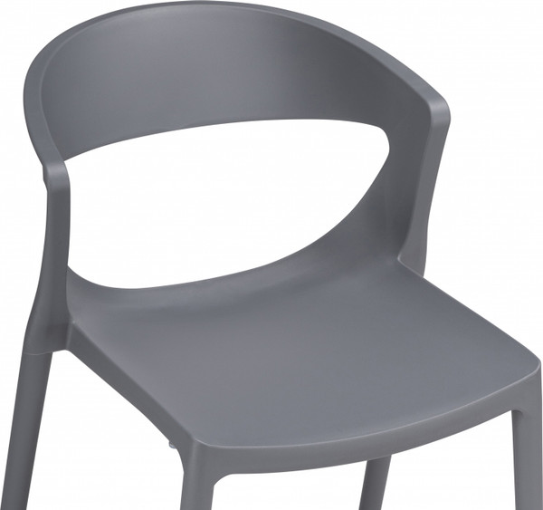 Изображение товара Стул пластиковый Woodville Градно / 589898 (серый)