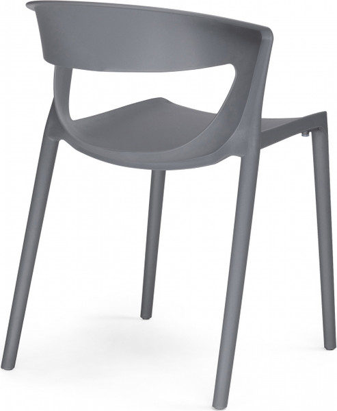 Изображение товара Стул пластиковый Woodville Градно / 589898 (серый)