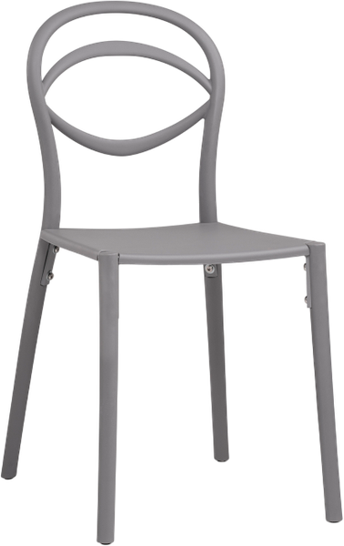 Изображение товара Стул пластиковый Woodville Simple / 15740 (серый)