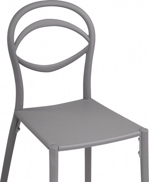Изображение товара Стул пластиковый Woodville Simple / 15740 (серый)