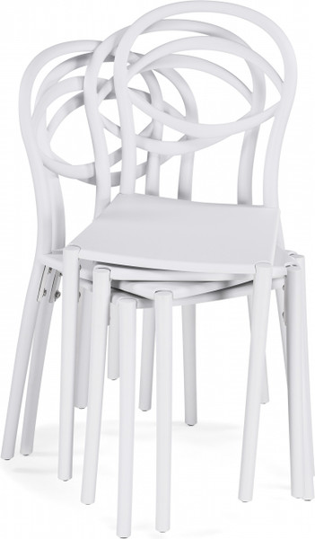 Изображение товара Стул пластиковый Woodville Simple / 15739 (белый)