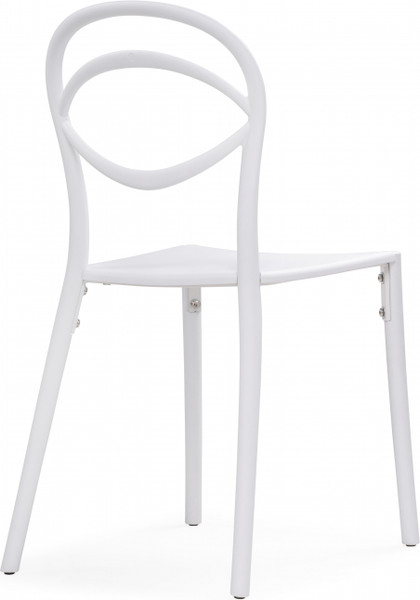 Изображение товара Стул пластиковый Woodville Simple / 15739 (белый)