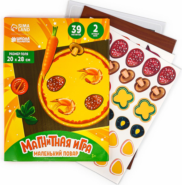Изображение товара Развивающий игровой набор Школа талантов Магнитная. Маленький повар / 10326646