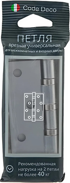 Изображение товара Петля дверная Code Deco 100x70x2.5-B4-CRS