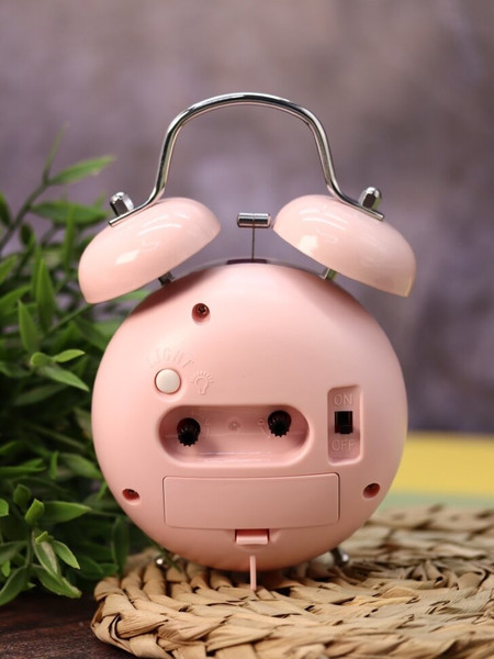 Изображение товара Настольные часы ILikeGift Clear wake-up with animals / HL-5140-02 (pink bunny)