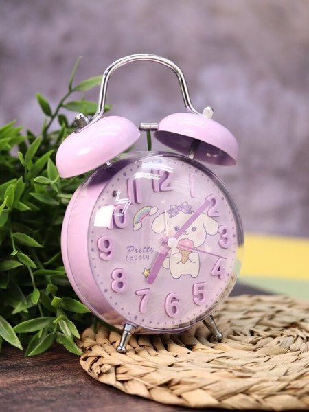 Изображение товара Настольные часы ILikeGift Clear wake-up with animals / HL-5140-03 (фиолетовый)