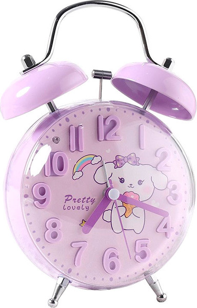 Изображение товара Настольные часы ILikeGift Clear wake-up with animals / HL-5140-03 (фиолетовый)