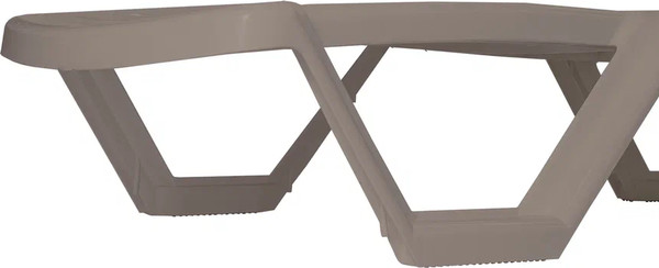 Изображение товара Шезлонг Ellastik Plast Элластик лм 187x63.5x32 (капучино)