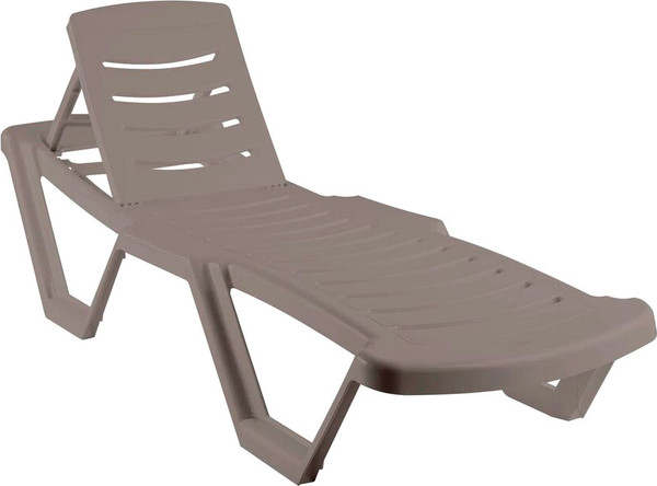 Изображение товара Шезлонг Ellastik Plast Элластик лм 187x63.5x32 (капучино)