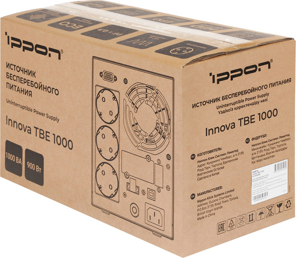 Изображение товара ИБП IPPON Innova TBE 1000 / 2050426