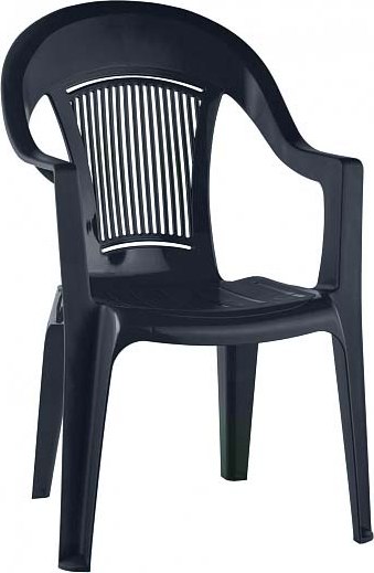 Изображение товара Стул пластиковый Ellastik Plast Элластик 41x55x91 (антрацит)