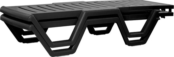 Изображение товара Шезлонг Ellastik Plast Атлант 184x62x33 (графит)