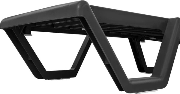 Изображение товара Шезлонг Ellastik Plast Атлант 184x62x33 (графит)