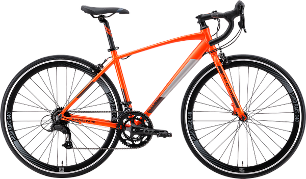 Изображение товара Велосипед STARK Peloton 700.1 2024 (20, оранжевый/черный/серый, разобранный, в коробке)
