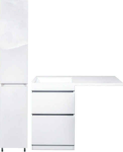 Изображение товара Тумба под умывальник Symbolite Даллас 115 Люкс Plus (белый)