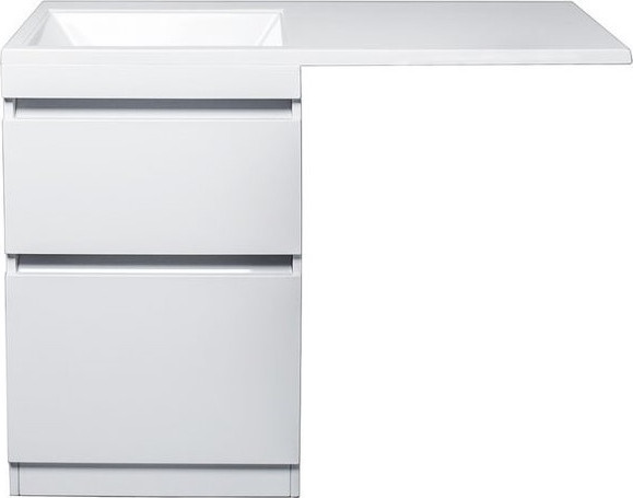 Изображение товара Тумба под умывальник Symbolite Даллас 115 Люкс Plus (белый)