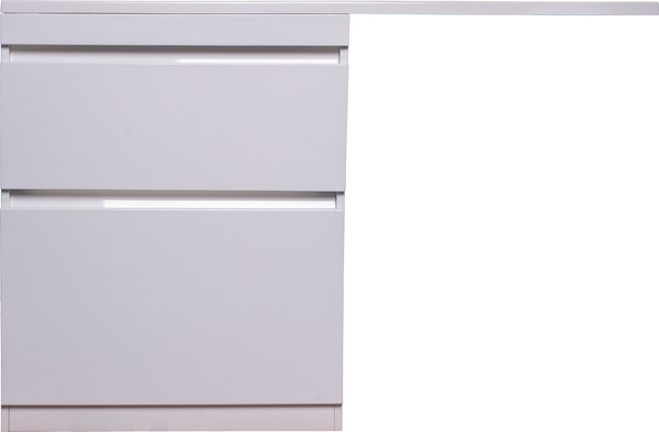 Изображение товара Тумба под умывальник Symbolite Даллас 130 Люкс Plus (белый)