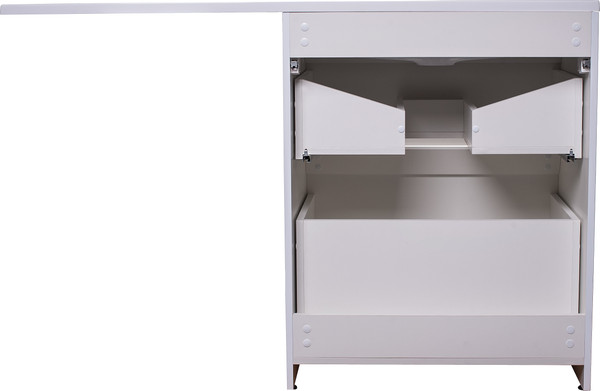 Изображение товара Тумба под умывальник Symbolite Даллас 130 Люкс Plus (белый)