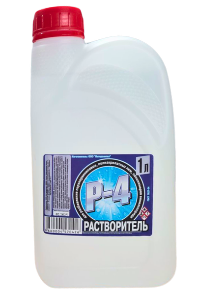 Изображение товара Растворитель Интерсинтез Р-4 ПЭТ (1л)