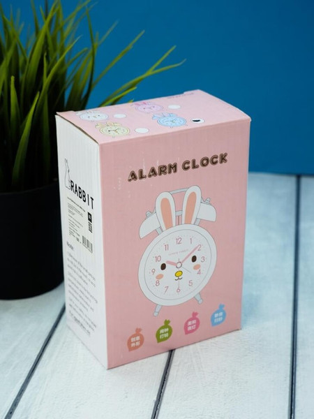 Изображение товара Настольные часы ILikeGift Cute rabbit / 17138-02 (синий)