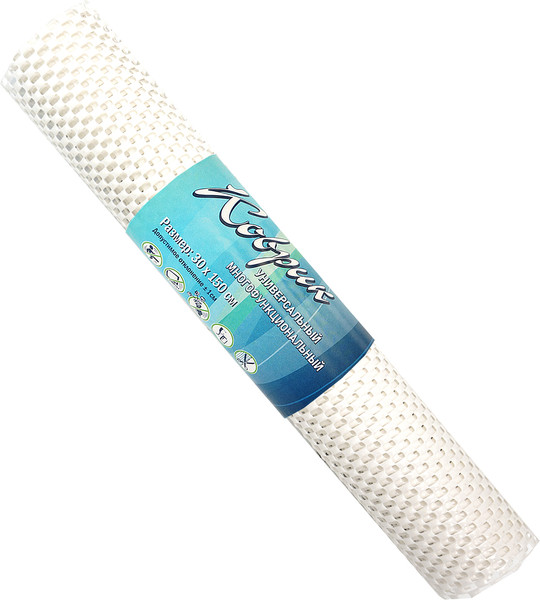 Изображение товара Коврик для кухонного ящика Вилина Многофункциональный 6703 (30x150, белый)