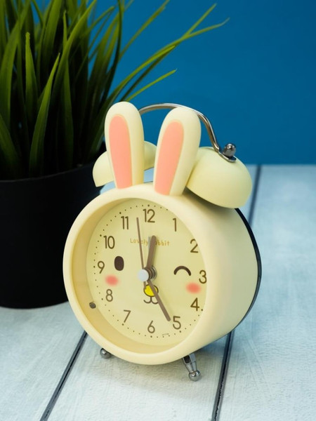 Изображение товара Настольные часы ILikeGift Cute rabbit / 17138-01 (желтый)
