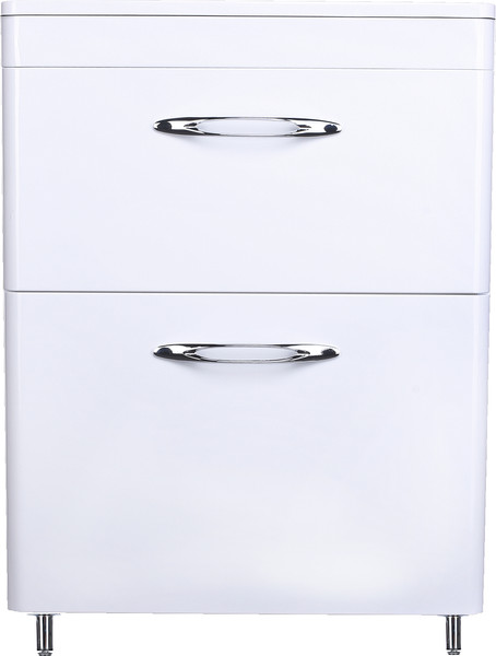 Изображение товара Тумба под умывальник Symbolite Каре 60 Люкс Plus 2 ящика (белый)