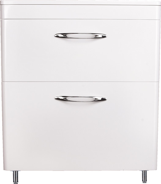 Изображение товара Тумба под умывальник Symbolite Каре 70 Люкс Plus 2 ящика (белый)