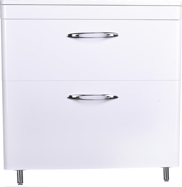 Изображение товара Тумба под умывальник Symbolite Каре 80 Люкс Plus 2 ящика (белый)