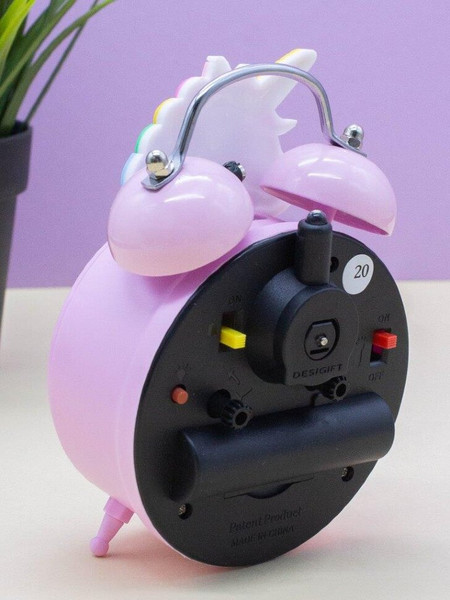 Изображение товара Настольные часы ILikeGift Cute unicorn / 2110F-01 (розовый)