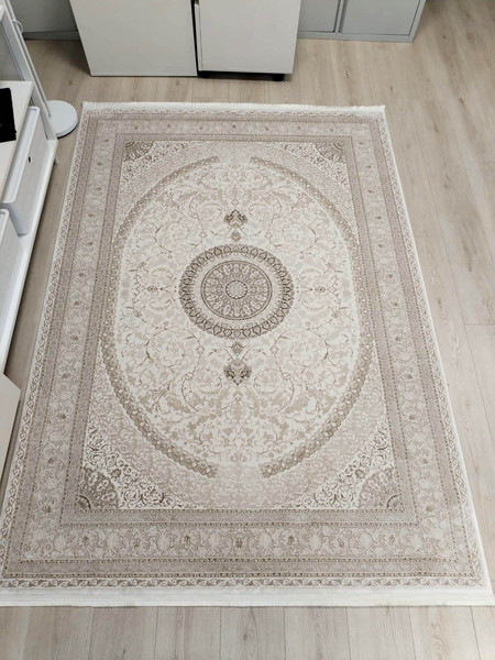 Изображение товара Ковер Radjab Carpet Арвен Прямоугольник PR51A / 12001RK (2.4x3.4, Cream)