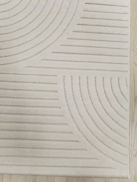 Изображение товара Ковер Radjab Carpet Сканди Сизаль Прямоугольник 10949A / 12209RK (3x4, Krem/Krem)