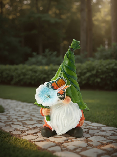 Изображение товара Фигурка для сада Take It Easy Гном с цветочком / 10824129