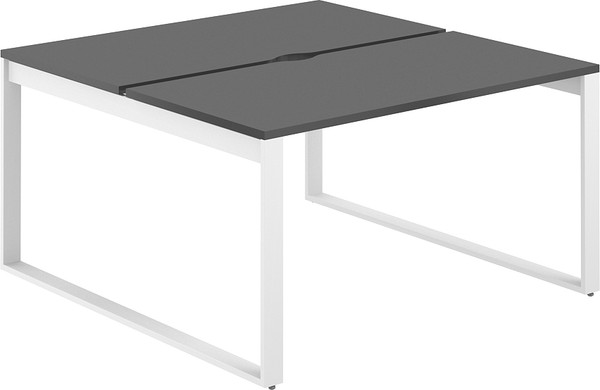 Изображение товара Комплект письменных столов Norden 140х143.8х75 / AG.135.AN.V.72.WH (белый/антрацит)