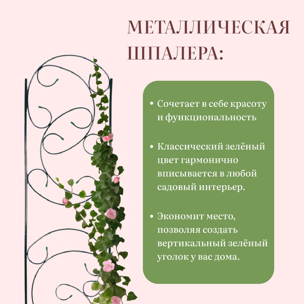 Изображение товара Шпалера Sima-Land Эска / 3538843 (зеленый)