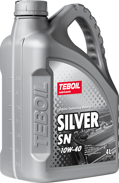Изображение товара Моторное масло Teboil Silver SN 10W40 / 3452412 (4л)