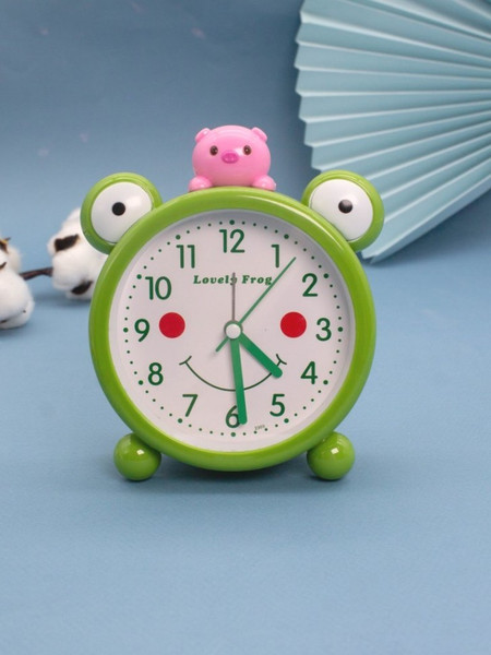 Изображение товара Настольные часы ILikeGift Lovely frog with piglet / 100P-2303-01 (зеленый)