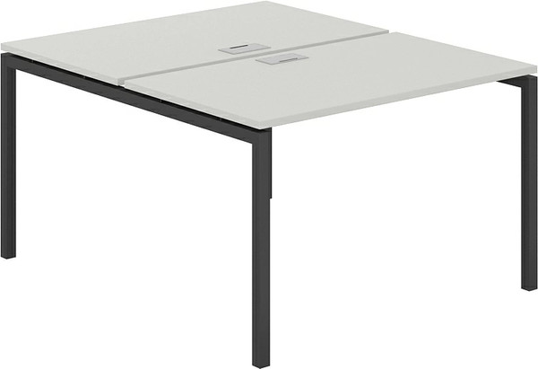 Изображение товара Комплект письменных столов Norden 120х143.8х75 / SG.244.SH.44.AN (антрацит/серый бархат)