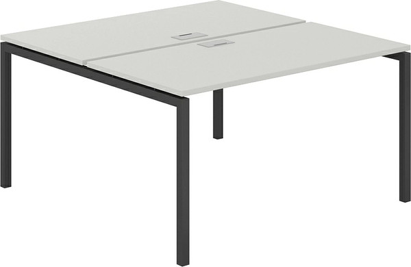 Изображение товара Комплект письменных столов Norden 140х143.8х75 / SG.245.SH.44.AN (антрацит/серый бархат)