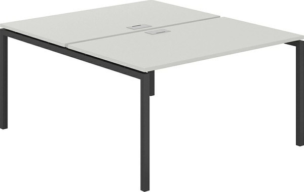 Изображение товара Комплект письменных столов Norden 140х163.8х75 / SG.248.SH.44.AN (антрацит/серый бархат)