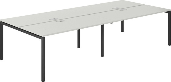 Изображение товара Комплект письменных столов Norden 320х143.8х75 / SG.256.SH.44.AN (антрацит/серый бархат)