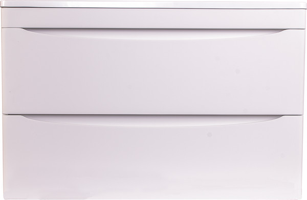 Изображение товара Тумба под умывальник Symbolite Бергамо мини 90 Люкс Plus 2 ящика (подвесная, белый)