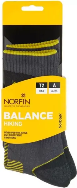 Изображение товара Носки Norfin T2a Balance Hiking Crew / 304723-02M (р.39-41)