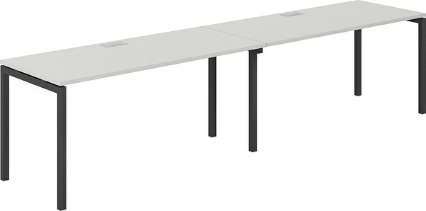 Изображение товара Комплект письменных столов Norden s-b-s 320х70х75 / SG.228.SH.44.AN (антрацит/серый бархат)