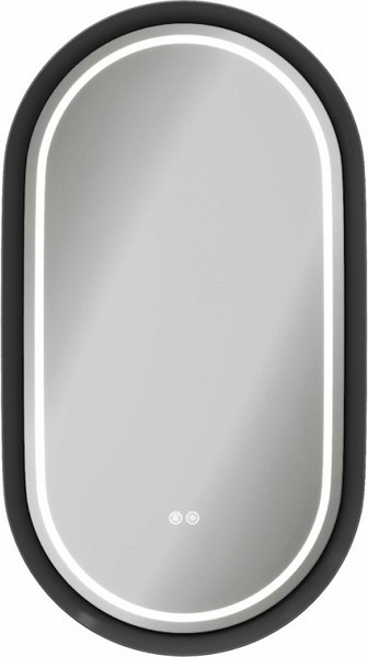 Изображение товара Зеркало Teymi Iva Magic Black 50х90 LED / T20622 (подсветка, сенсор, антипар)