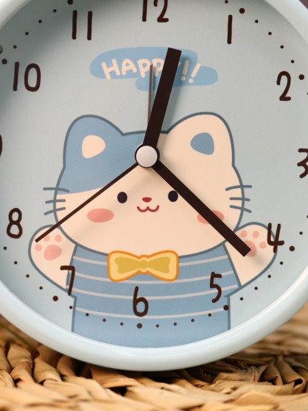 Изображение товара Настольные часы ILikeGift Playful cat / HL-2389HA-03 (синий)
